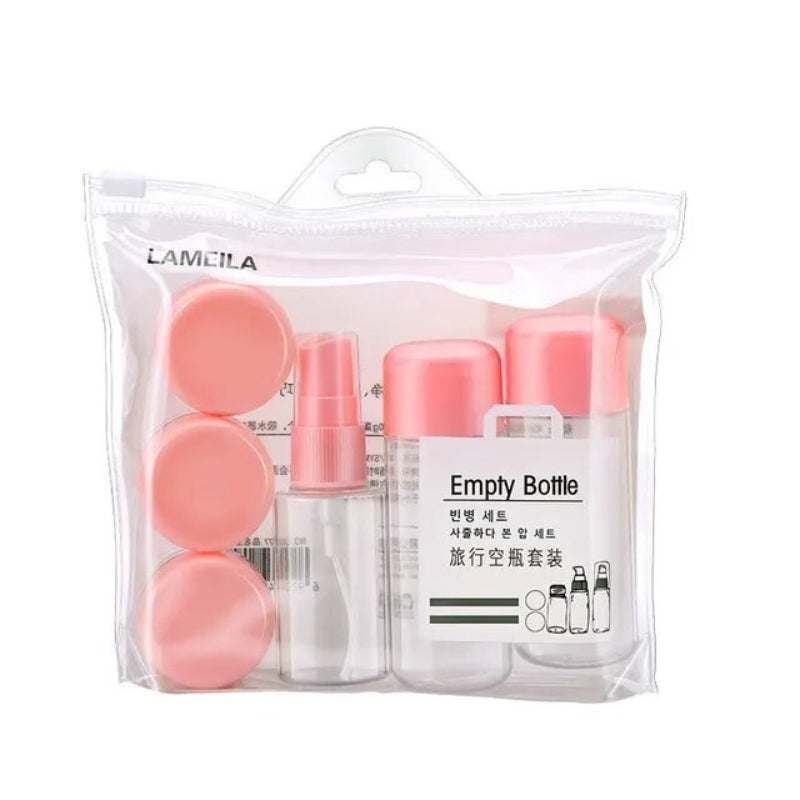 empty travel bottle kit - Pink