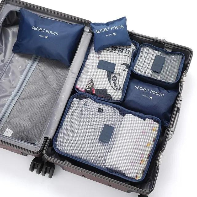 cabin luggage travel kit - Blue