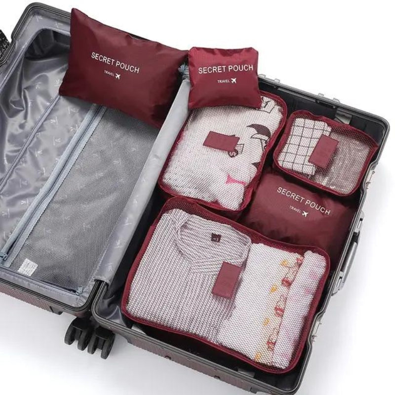 luggage organizer - Burgundy