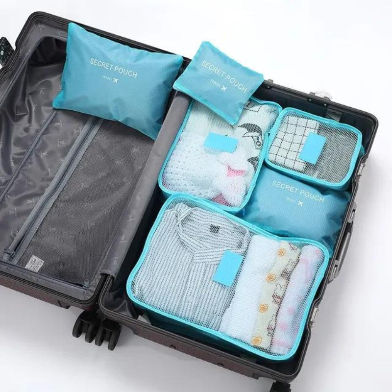 cabin suitcase kit - Sky Blue