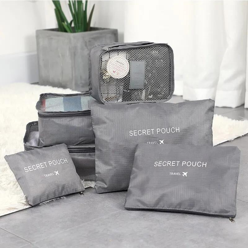 cabin luggage kit - Grey - Gray - Sky Blue - Blue - Black - Pink - Burgundy