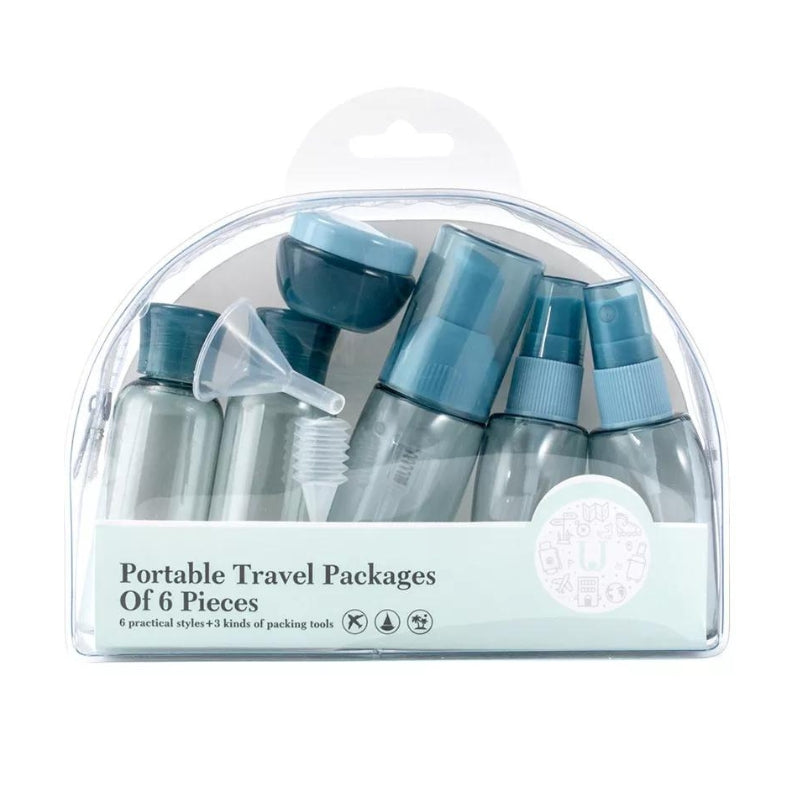 men's travel bottle kit - Blue