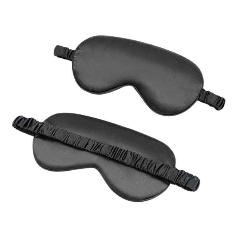 silk night mask - Black Single Mask