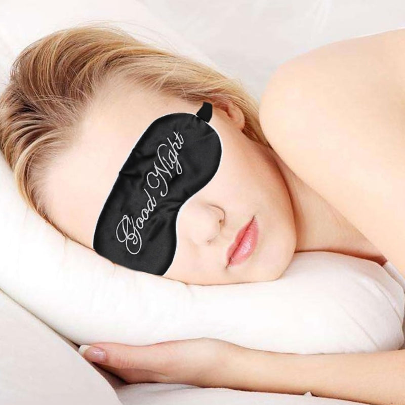 silk eye sleep mask - Red - Pink - Black - Beige - Light Green - Grey - Gray - Fuchsia - Sky Blue - Gold