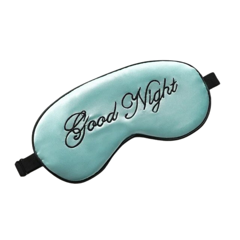 silk sleep mask - Light Green