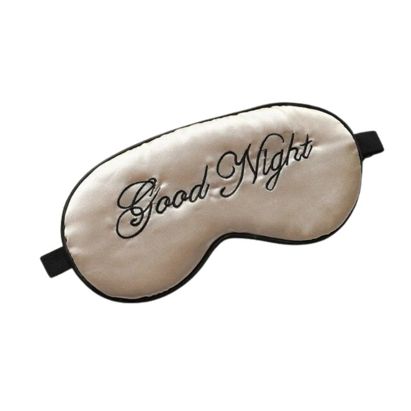 silk sleep mask - Beige