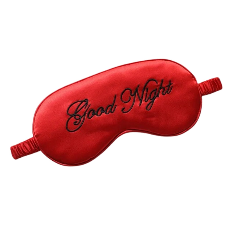 silk sleep mask - Red