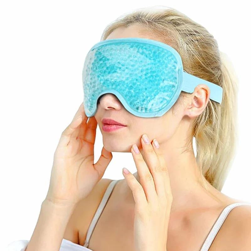 cold sleep mask - Pink - Sky Blue - Green - Black - Purple