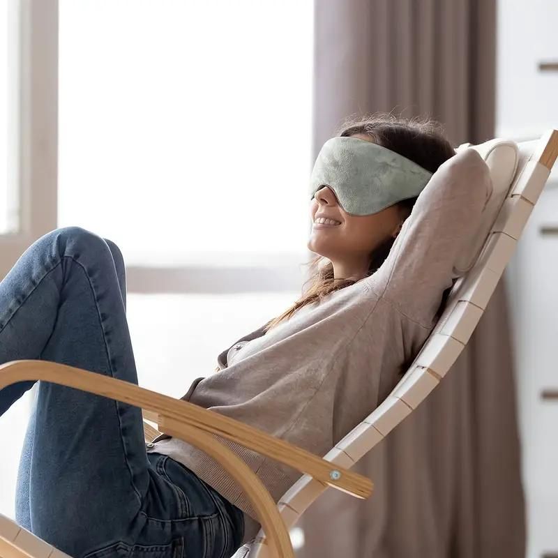 cotton sleep mask - Grey - Gray