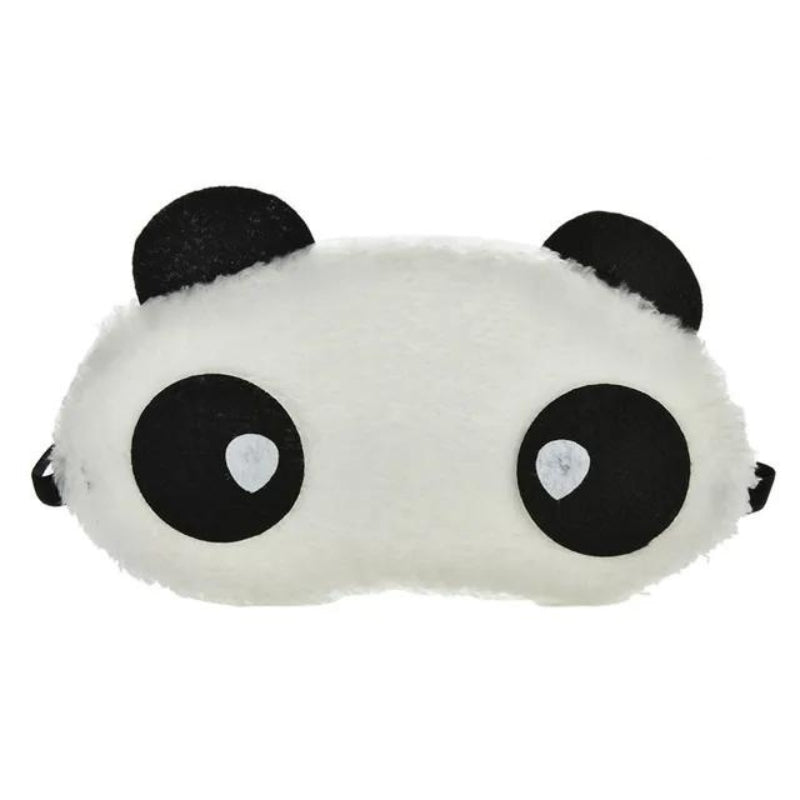 children's eye sleep mask - White with Raindrop Pattern