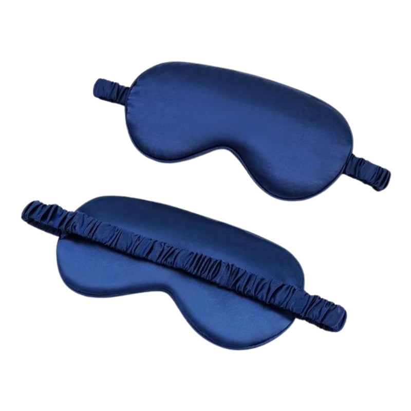 silk sleep mask - Blue