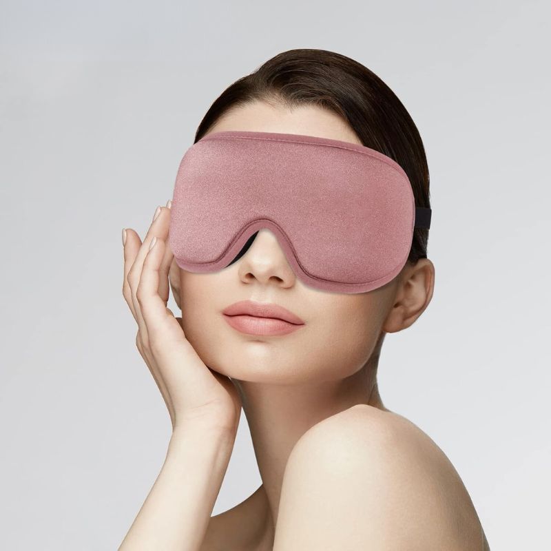 mask for sleeping airplane - Black 1 - Black 2 - Grey - Gray - Pink - Purple