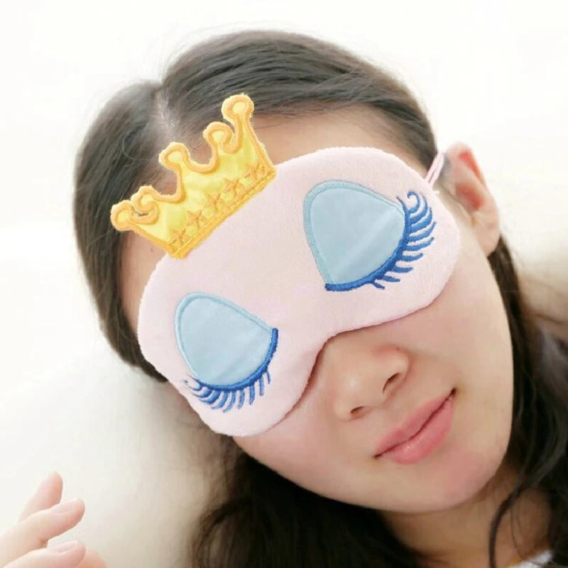 girl's sleep mask - Blue - Pink