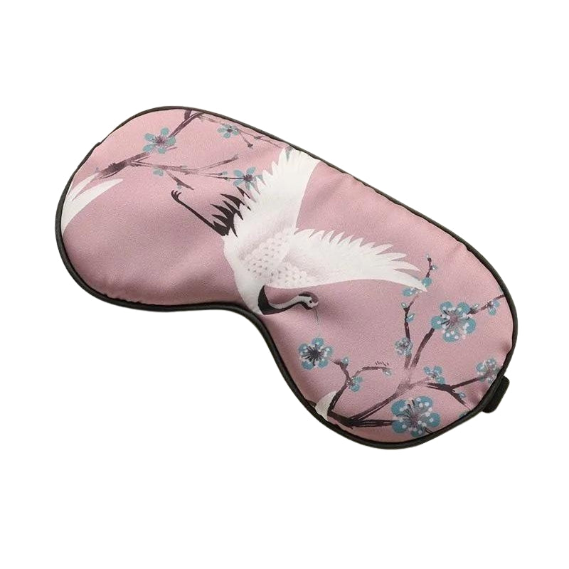 silk sleep mask for woman - Pink