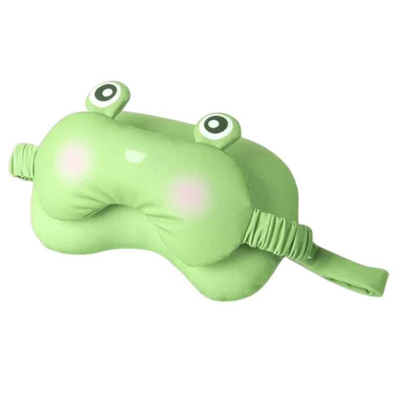 travel pillow mask - Green