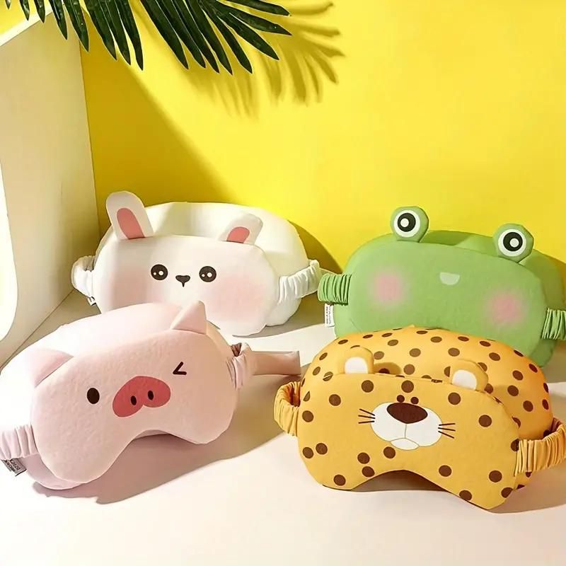 travel pillow - Green - Yellow - Pink - White