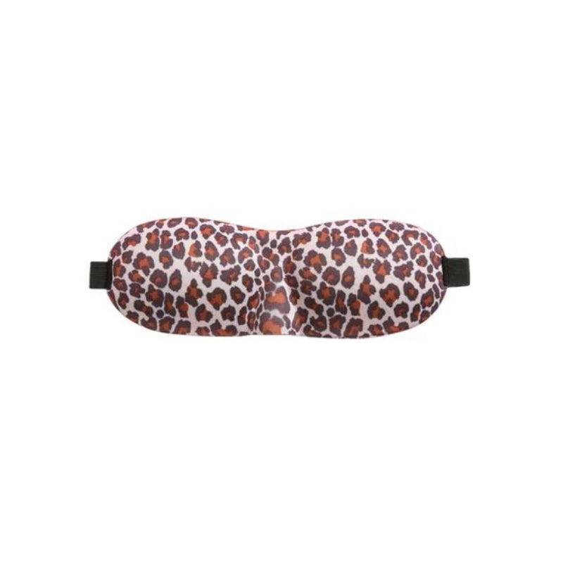 anti-puff sleep mask - Leopard Print