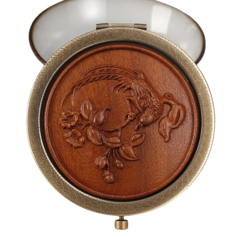 women's pocket mirror - Brown - Model 2