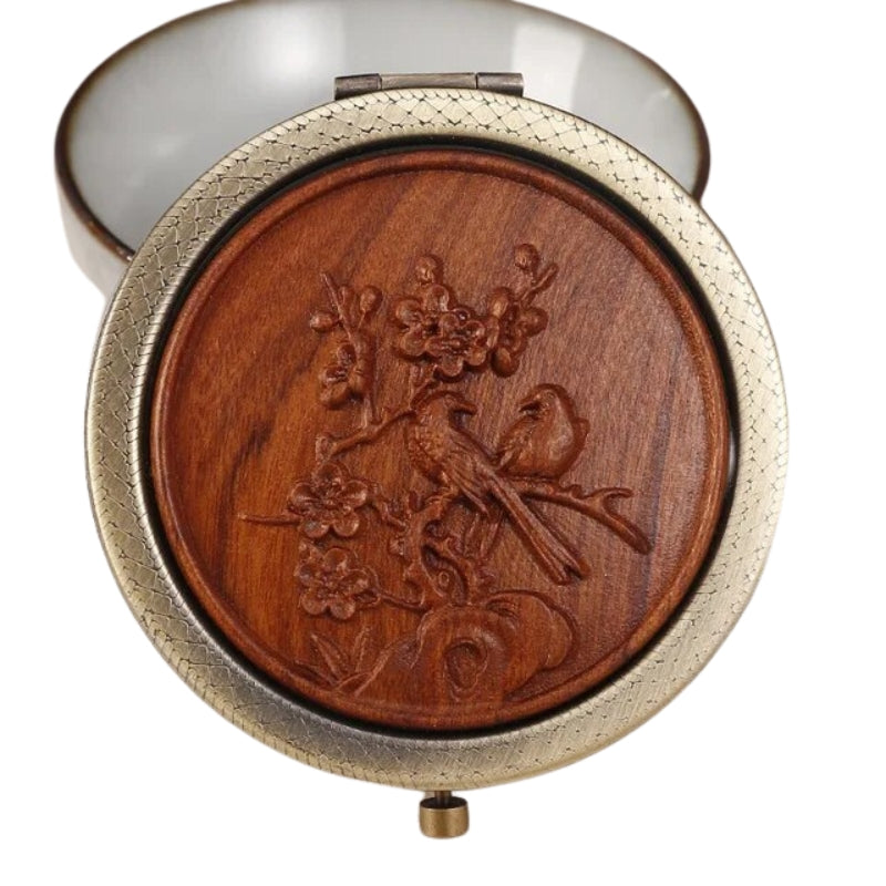 pocket mirror for women - Brown - Model 4