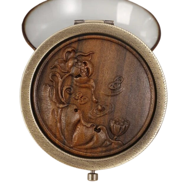 driftwood mirror - Dark Brown - Model 1