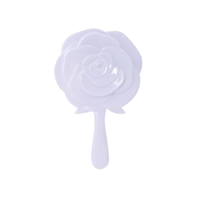round pocket mirror - White
