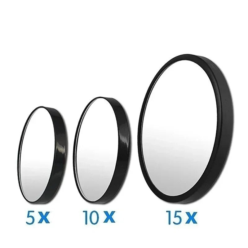 small magnifying pocket mirror - 5X - 10X - 15X