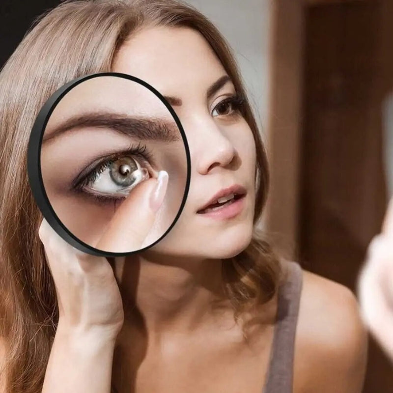 x10 magnifying pocket mirror - 5X - 10X - 15X