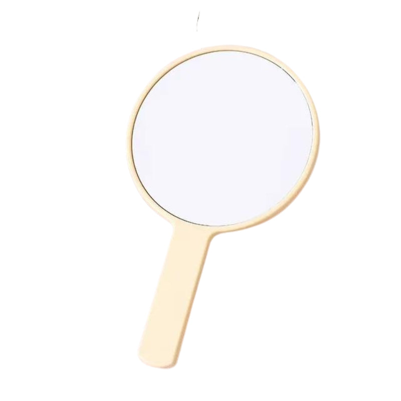 original pocket mirror - Yellow - Round with Handle