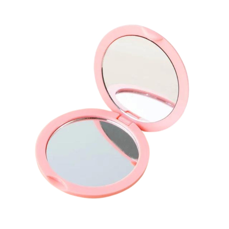 pocket mirror for travel - Pink - Foldable