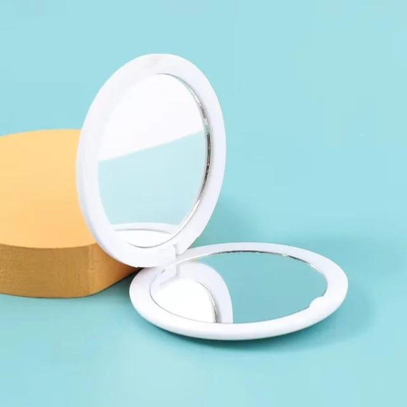 double-sided mirror - White - Foldable