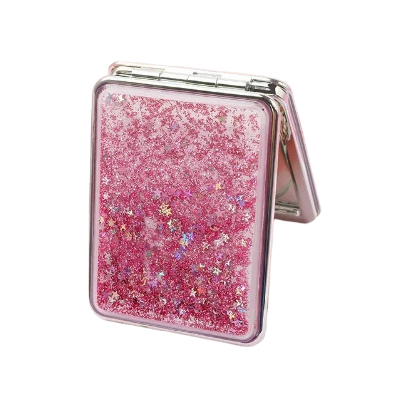 folding mirror - Pink - Square
