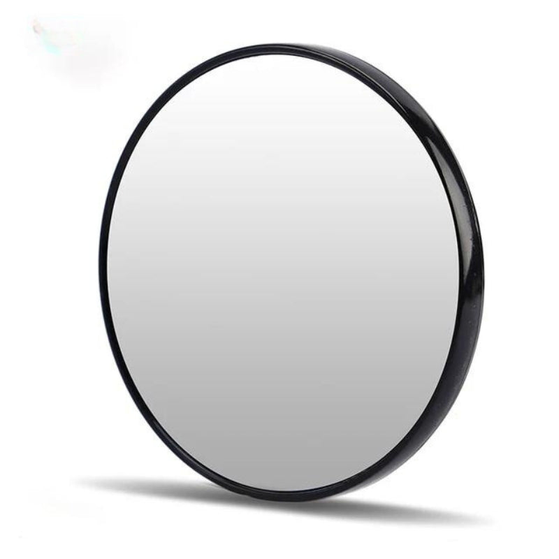 small suction cup magnifying mirror - Black with 30x Magnification