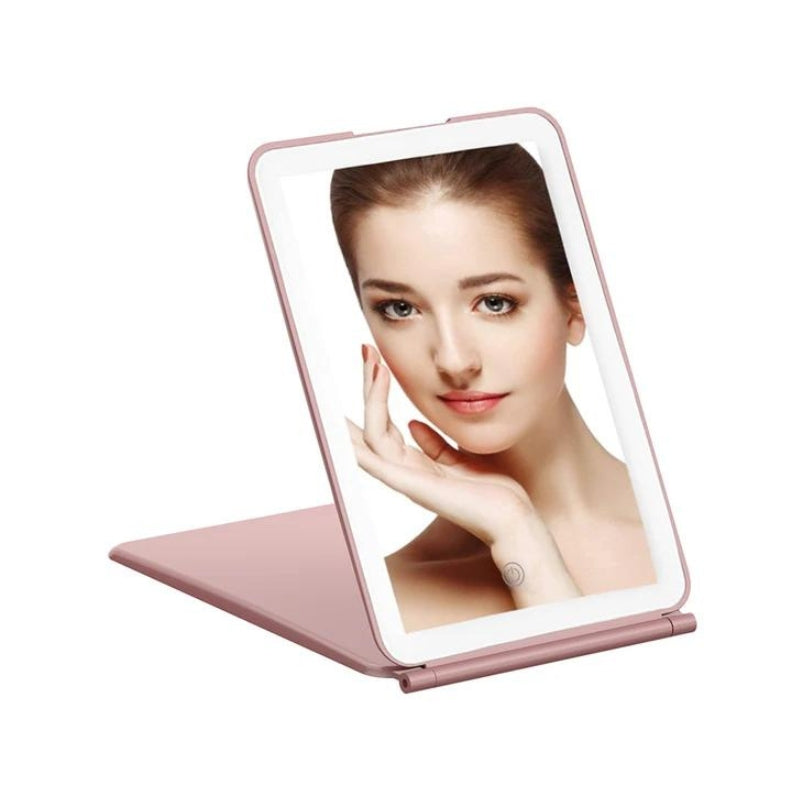 led makeup mirror - Pink - 1 Piece