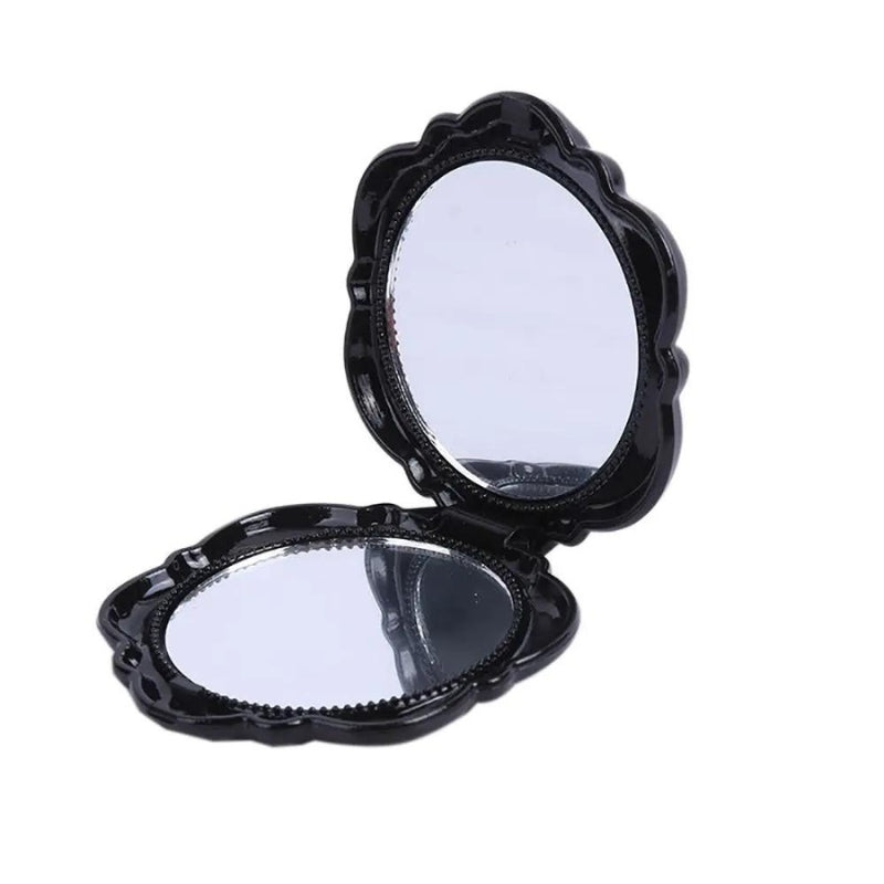 round pocket mirror - Black - Fuchsia - Pink