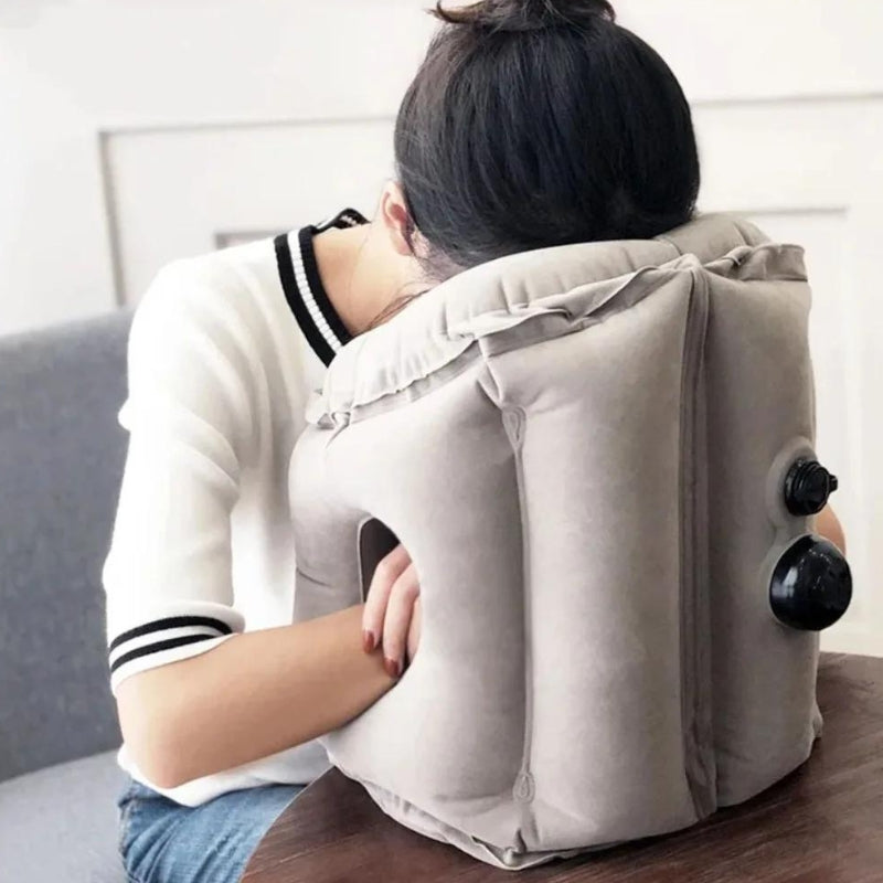 inflatable pillow - Blue - Black - Grey - Gray