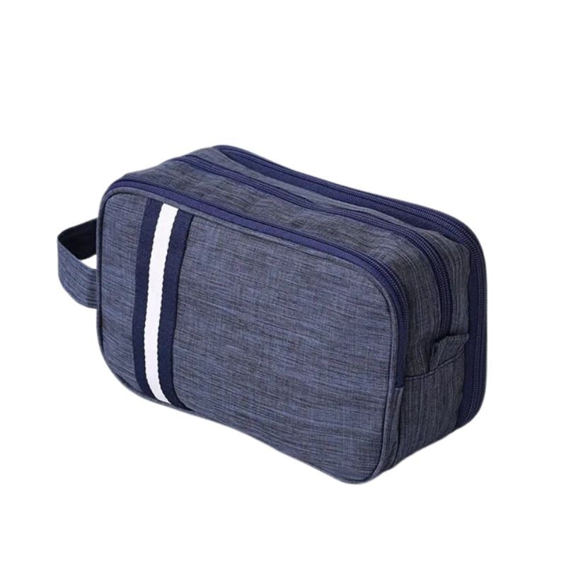 mini travel toiletry bag - Navy Blue
