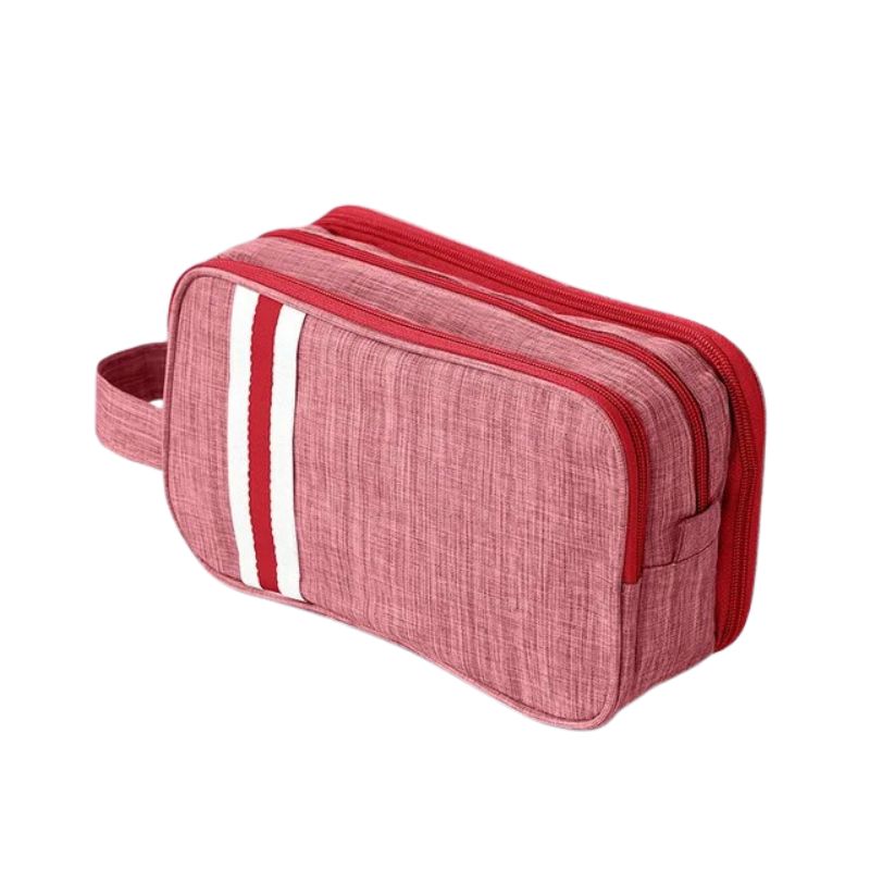 travel toiletry bag for men - Red