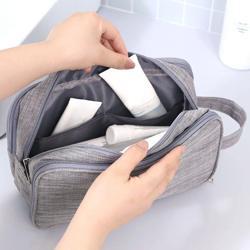 small travel pouch - Black - Navy Blue - Grey - Gray - Red