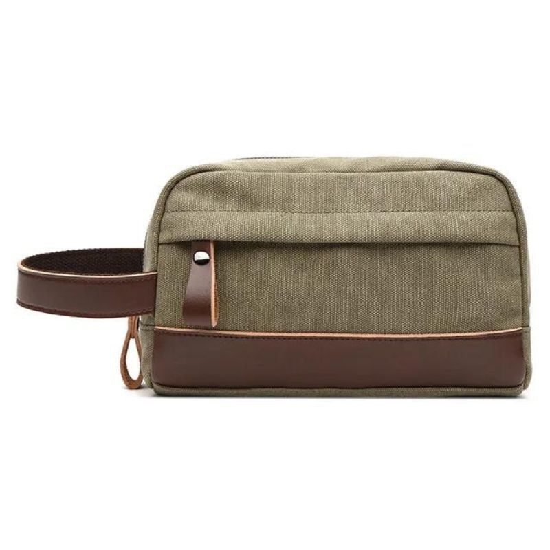 luxury toiletry bag for men - Green