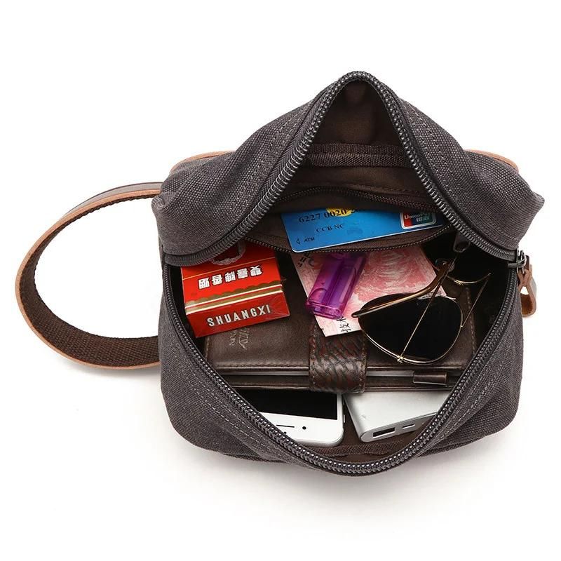 men's toiletry bag - Black - Green - Blue - Coffee Brown