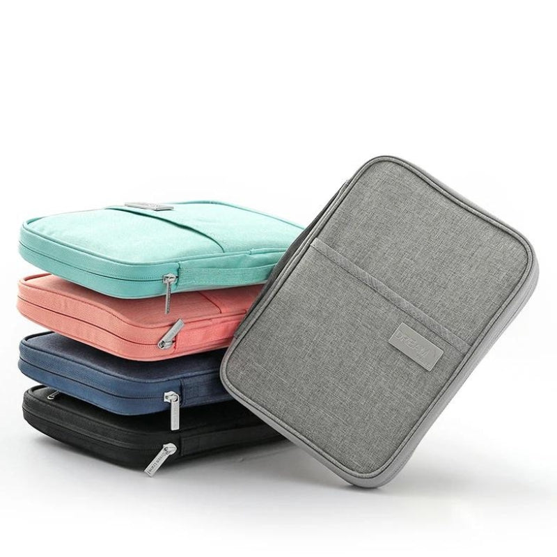 travel paper pouch - Navy Blue - Sky Blue - Black - Pink - Grey - Gray