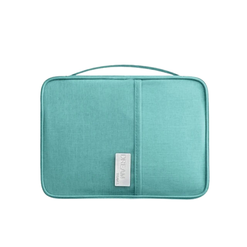 travel document pouch - Sky Blue - L