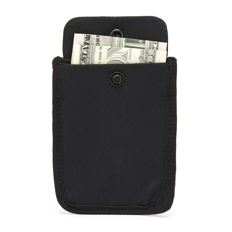secret travel pouch - Beige - Black - Pink