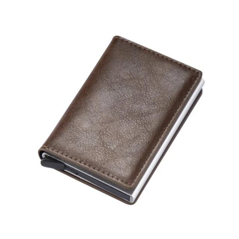 rfid blocking card holder - Textured Black - Black - Light Brown - Dark Brown - Textured Dark Brown - Orange - Pink
