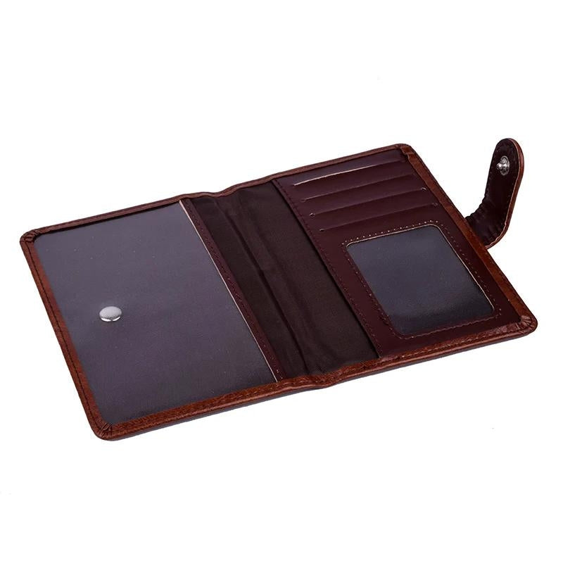 luxury document holder for men - Light Brown - Dark Brown - Black - Red