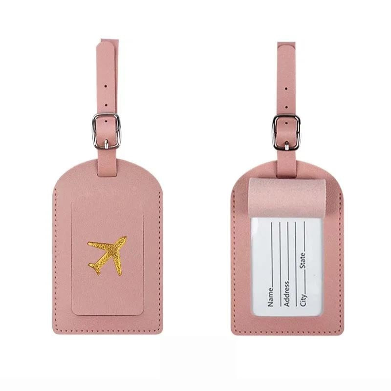 suitcase tag - Pink
