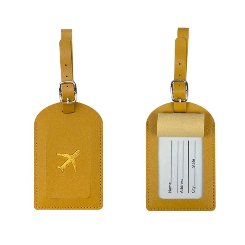suitcase tag holders - Yellow