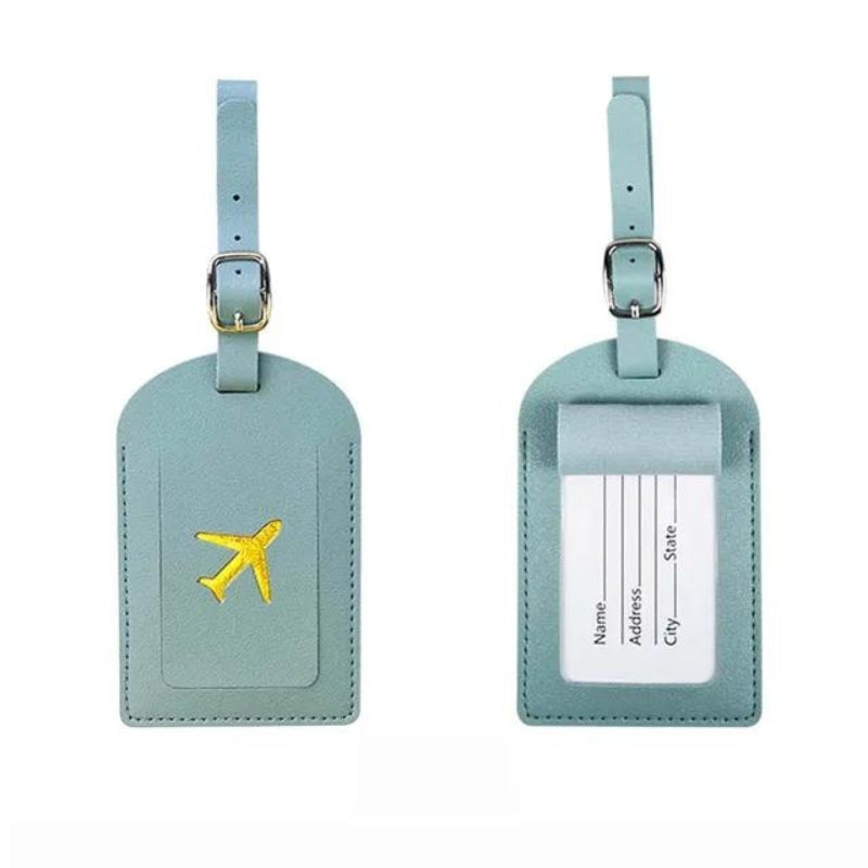 children's suitcase tag holder - Sky Blue
