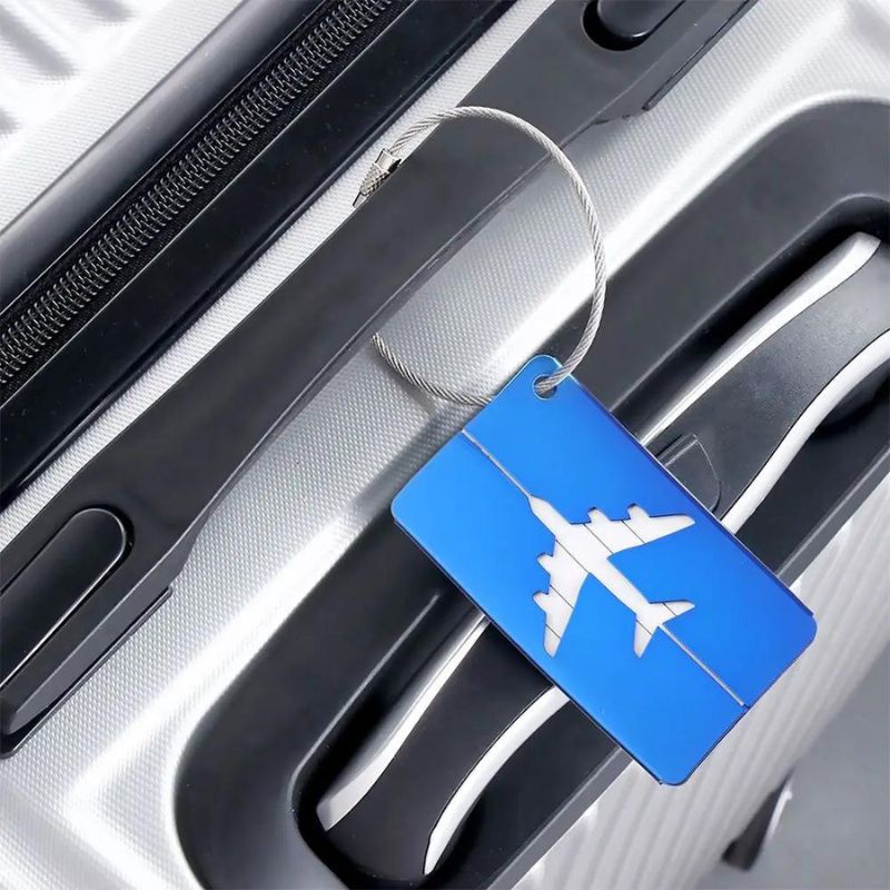 suitcase tag - Blue - Black - Green - Yellow - Pink - Red - Silver - Brown - Purple - Black with Plane Pattern - Blue with Plane Pattern - Yellow with Plane Pattern - Silver with Plane Pattern - Brown with Plane Pattern - Red with Plane Pattern - Purple with Plane Pattern