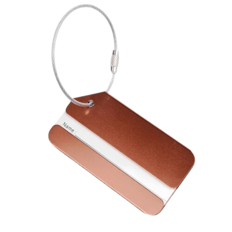 suitcase identification tag - Brown